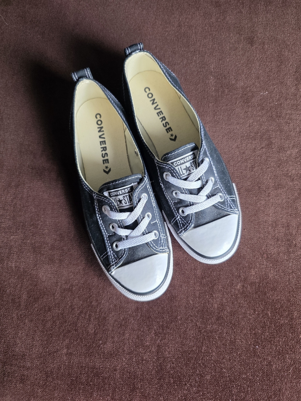 Converse Kids Black and White Low-Top Slip-On Sneakers